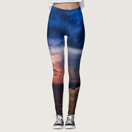 schöner Himmel Leggings (Vorderseite)