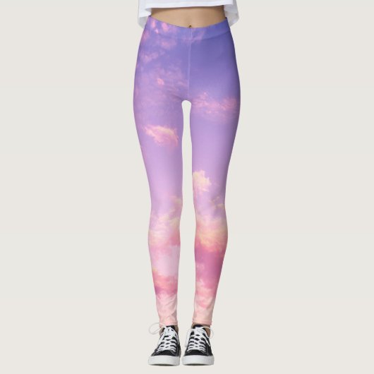 Schöner Himmel Leggings (Vorderseite)