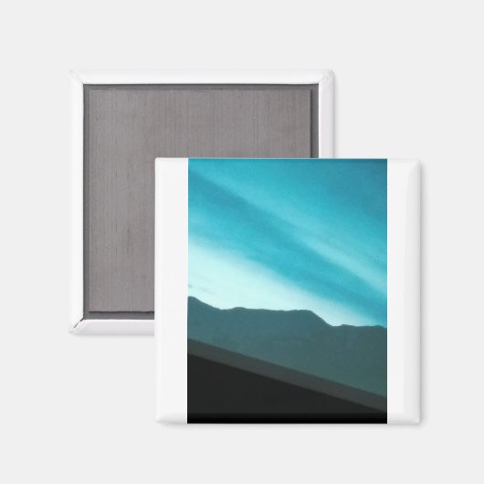 Schöner Himmel Magnet (Vorderseite/Rückseite)