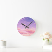 Schöner Himmel Runde Wanduhr (Zuhause)