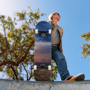 schöner Himmel Skateboard