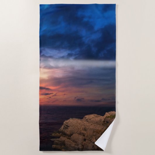 schöner Himmel Strandtuch (Vorderseite)