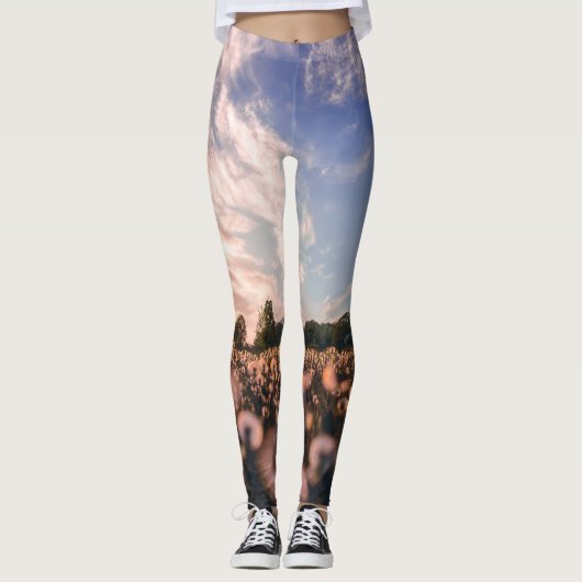 schöner Himmel über dem schlichten Leggings (Vorderseite)