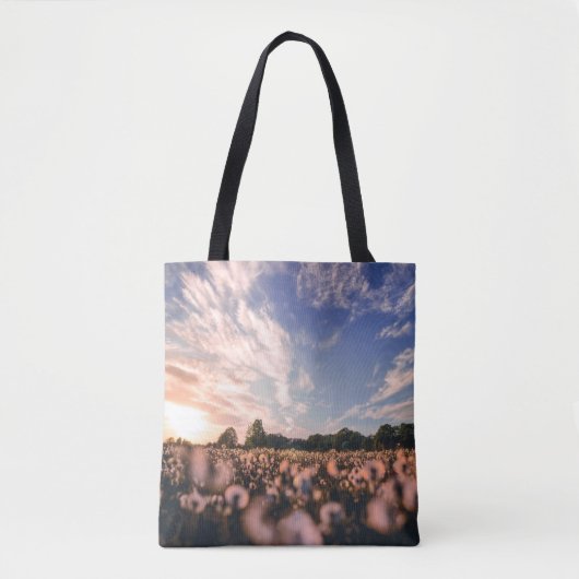 schöner Himmel über dem schlichten Tasche (Vorderseite)