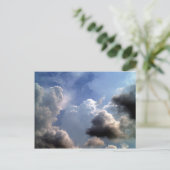 schöner Himmel und Wolke Postkarte (Stehend Vorderseite)