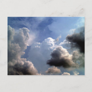 schöner Himmel und Wolke Postkarte