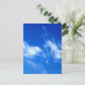 schöner Himmel und Wolke Postkarte (Stehend Vorderseite)