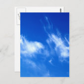 schöner Himmel und Wolke Postkarte (Vorne/Hinten)