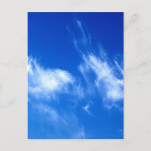 schöner Himmel und Wolke Postkarte (Vorderseite)