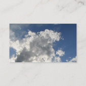 Schöner Himmel Visitenkarte (Rückseite)
