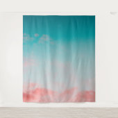 Schöner Himmel Wandteppich (Vorderseite)