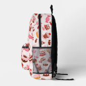Schöner Hintergrund Bedruckter Rucksack (Rechts)