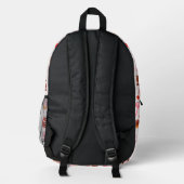 Schöner Hintergrund Bedruckter Rucksack (Rückseite)