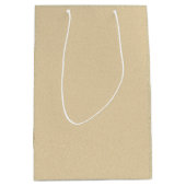 Schöner Hintergrund mit weichem Sand Mittlere Geschenktüte (Vorderseite)