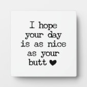 Schöner Hintern Bauernhof Sonniges Bad Zeichen Fotoplatte (Vorderseite)