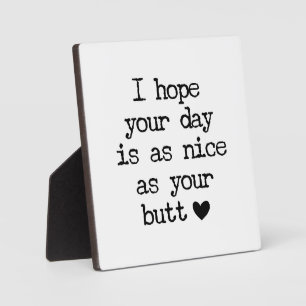 Schöner Hintern Bauernhof Sonniges Bad Zeichen Fotoplatte