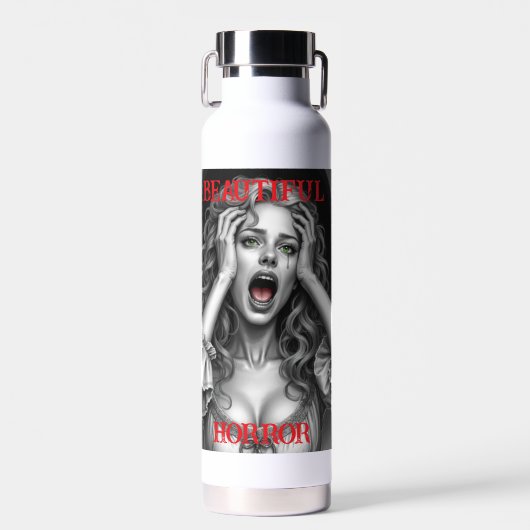 Schöner Horror Trinkflasche (Vorne)