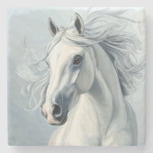 SCHÖNER HORSE #1 Throw Kissen Steinuntersetzer (Vorderseite)