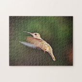 Schöner Hummingbird Bird im Flight Puzzle (Horizontal)