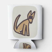 Schöner Hund Dosenkühler (Rückseite)