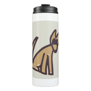 Schöner Hund Thermosbecher