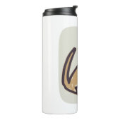 Schöner Hund Thermosbecher (Nach links gedreht)