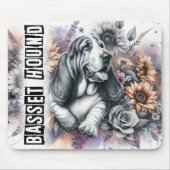 Schöner Hundehund/Hund Mousepad (Vorne)