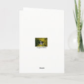 Schöner Husky Hund Dankeschön Karte (Rückseite)