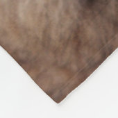 Schöner Husky im Freien Fleecedecke (Ecke)