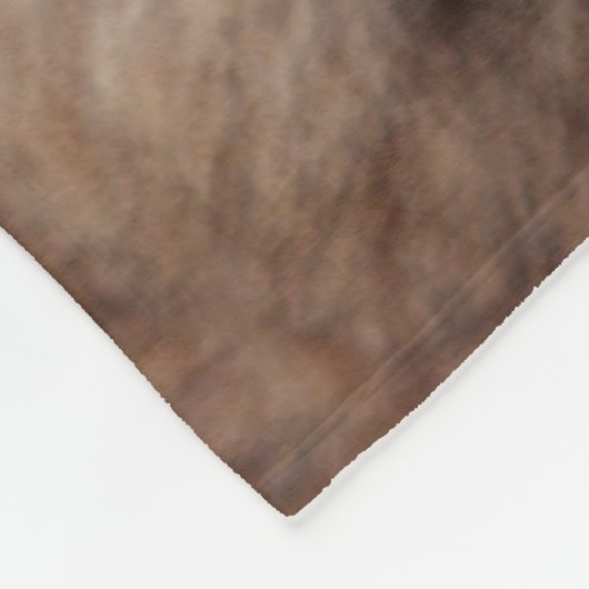 Schöner Husky im Freien Fleecedecke (Ecke)