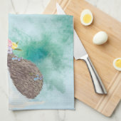 Schöner Igel Geschirrtuch (Viertel Falte)