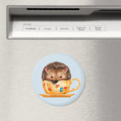 Schöner Igel im Teacup Magnet (In Situ (Geschirrspüler))