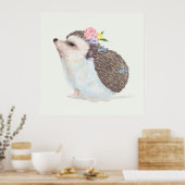 Schöner Igel Poster (Küche)