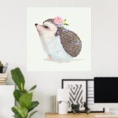 Schöner Igel Poster (Heimbüro)