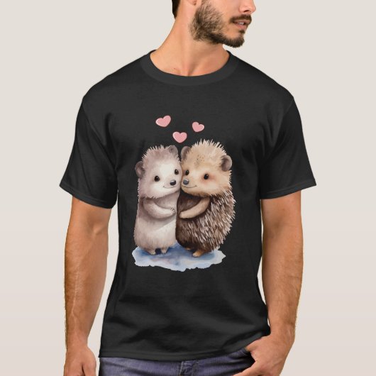 Schöner Igel T-Shirt (Vorderseite)