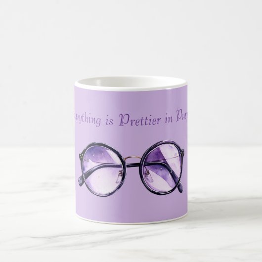 Schöner in Lila Kaffeetasse (Mittel)