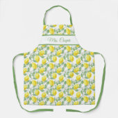 Schöner Individuelle Name mit Lemon Pattern Schürze (Vorderseite)
