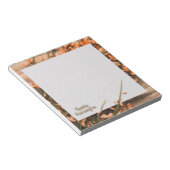 Schöner Individuelle Name Rustikales Notepad Notizblock (angewinkelt)