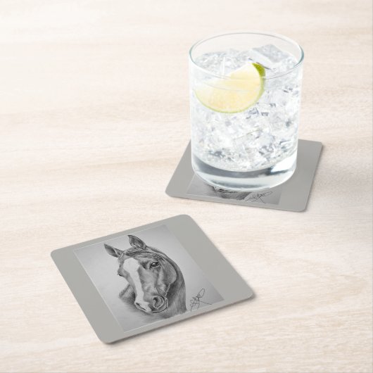 Schöner Ingwer Rechteckiger Pappuntersetzer (Vor Ort)