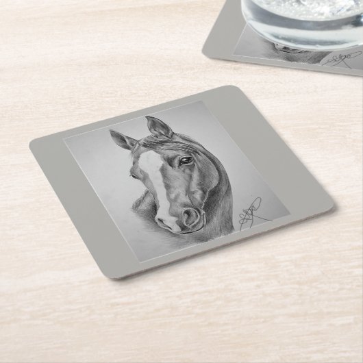 Schöner Ingwer Rechteckiger Pappuntersetzer (angewinkelt)