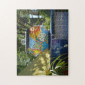 Schöner Inspirierter Garten in Mexiko Puzzle (Vertikal)