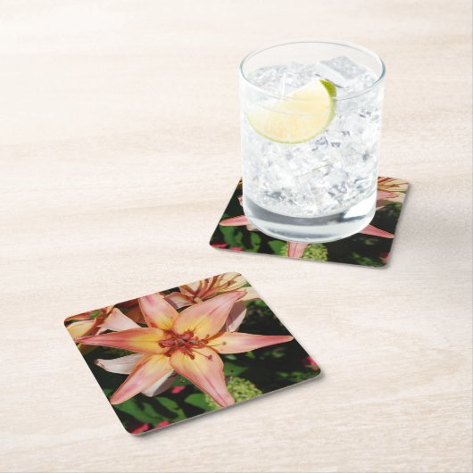 Schöner Iris-Foto-Untersetzer Rechteckiger Pappuntersetzer (Vor Ort)