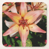 Schöner Iris-Foto-Untersetzer Rechteckiger Pappuntersetzer (Vorderseite)