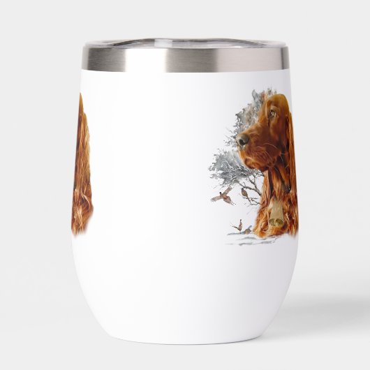 Schöner irischer Setter, Art (Rückseite)