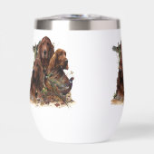 Schöner irischer Setter mit Pheasant , Kunst (Vorderseite)