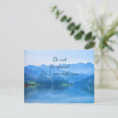 Schöner Isaiahsee 43:5 Inspirationsbibel Cl Postkarte (Stehend Vorderseite)