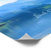 Schöner Isaiahsee 43:5 Inspirationsbibel Poster (Ecke)