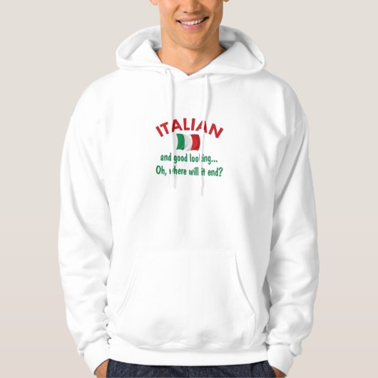 Schöner Italiener Hoodie (Vorderseite)