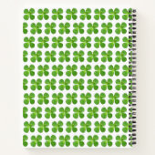 Schöner Jadebaum grüne Blätter Notizbuch (Rückseite)