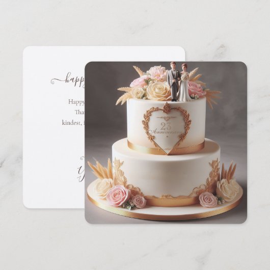 SCHÖNER JAHRESKUCH MIT BRÜCKE UND GROSSE (Vorne/Hinten)